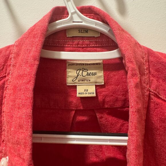 J Crew XS flannel and linen shirts x 6 - Picture 12 of 13